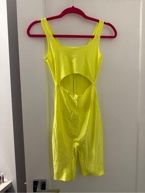 Revamped Neon Yellow Romper